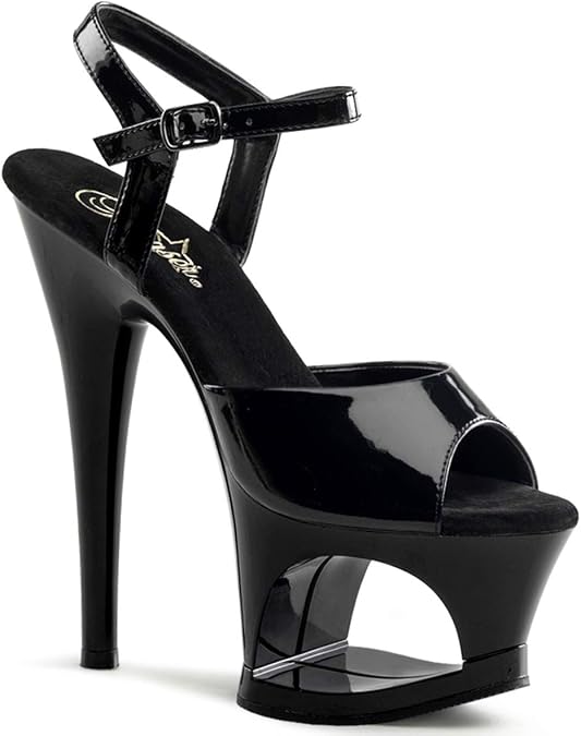 Pleaser Women's Moon-709 Ankle-Strap Sandal