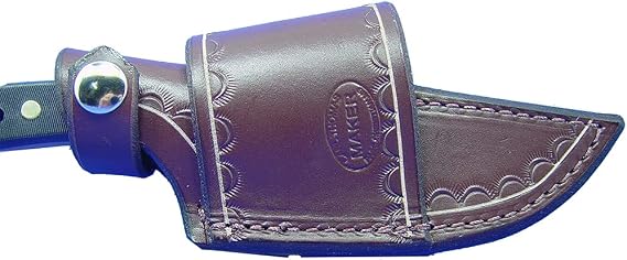 Custom Cross Draw Leather Knife Sheath for Schrade Old-timer sharp Finger Style Knife Number 15 20t.