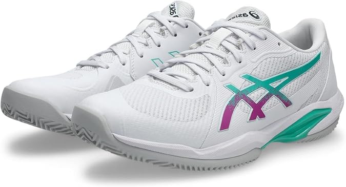 ASICS Men's Solution Swift Ff 2 Clay Trainers White Digital Sakura 43.5 UK