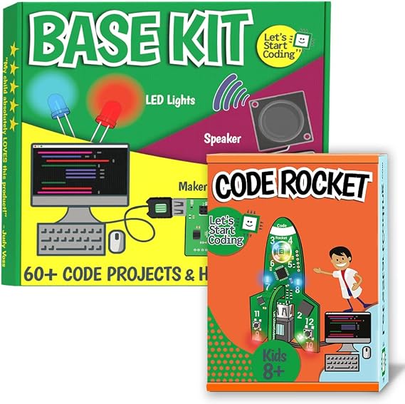 Bundle: Base Kit and Code Rocket | Coding & STEM Kit for Kids 8-12 | Bundle and Save!