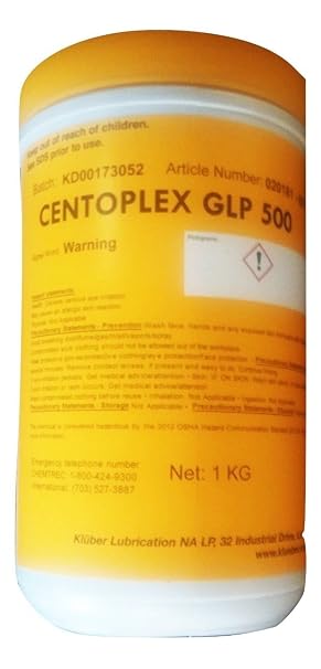 Kluber Lubrication CENTOPLEX GLP 500 Multipurpose Grease for Rolling & Plain Bearings-Spur, Bevel & Worm Gears-Threaded Spindles 1 Kg can