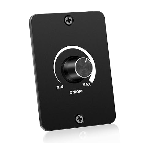 DC 12 V Dimmer Switch 5 A PWM LED Dimmer Switch Dimmer 12 V-24 V 5 A 3 Wire Dimmer Switch Continuous Dimming Dimmer Switch for Motorhome Boat Truck Caravan Trailer Light and Dimmable LED