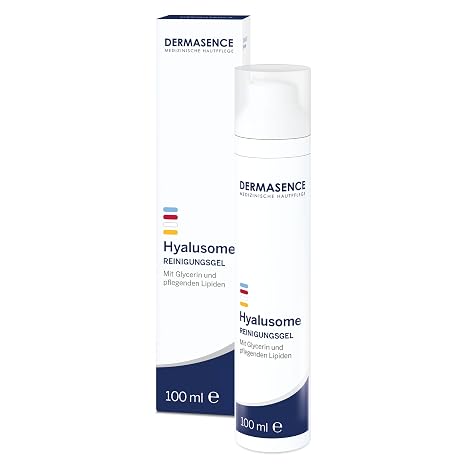Dermasence Hyalusome Cleansing Gel 100 ml Gentle oleogel for low-moisture skin removes make-up with glycerine reduces tension soap-free vegan