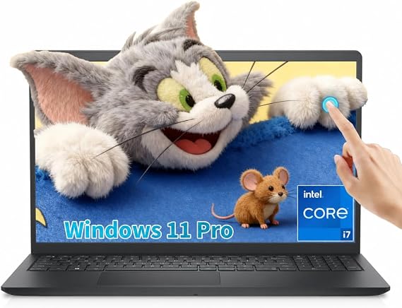 Dell 15 Laptop DC15250 Touchscreen, Intel i7-1355U 16GB DDR5 RAM 512GB SSD