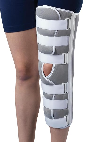 Medline Tricot Foam Knee Immobilizer, 20 In., Size Large, 1 Each