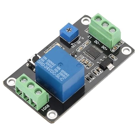 DEWIN Delay Timer Relay Self-locking Delay On Off Time Switch Super 555 Timer (DC 24V)