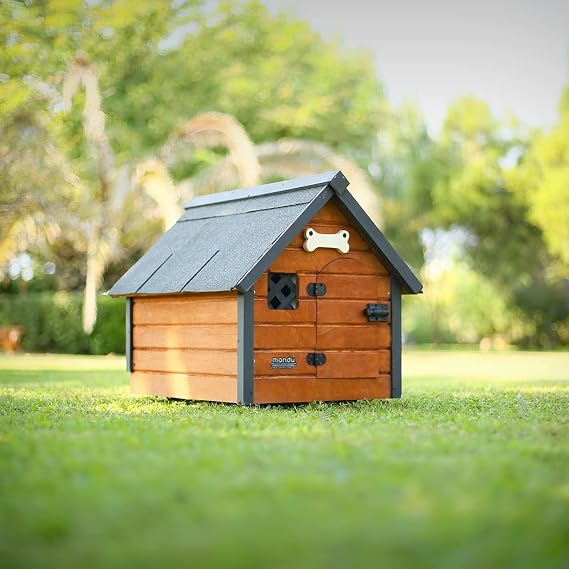 Mandu Isı Yalıtımlı Ahşap Kedi Köpek Kulübesi Small