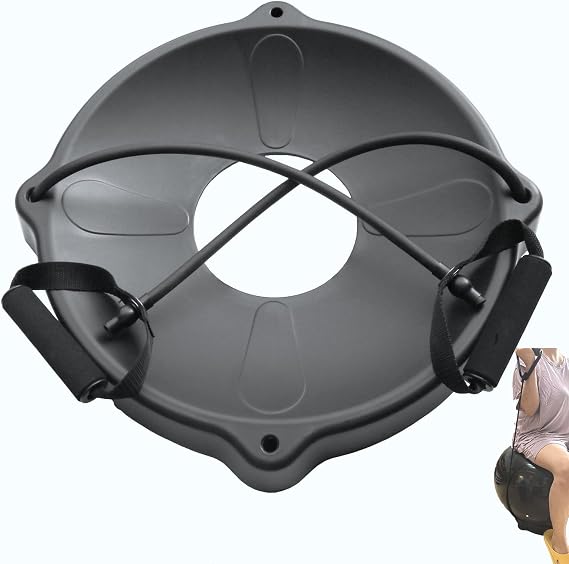 Stability Ball Base with Resistance Bands