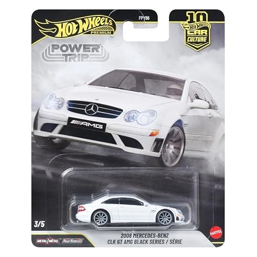 Hot Wheels Premium 2008 Mercedes-Benz CLK 63 AMG Black Series - Power Trip 164 JKF29