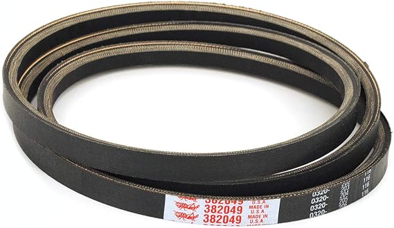 Grasshopper Lawn Mower MaxLife Belt, Designed to Specific Material, Dimensions, Shape, Construction and Pliability Standards That Ensure Superior Performance and Long Life, OEM Replacement Part 382049