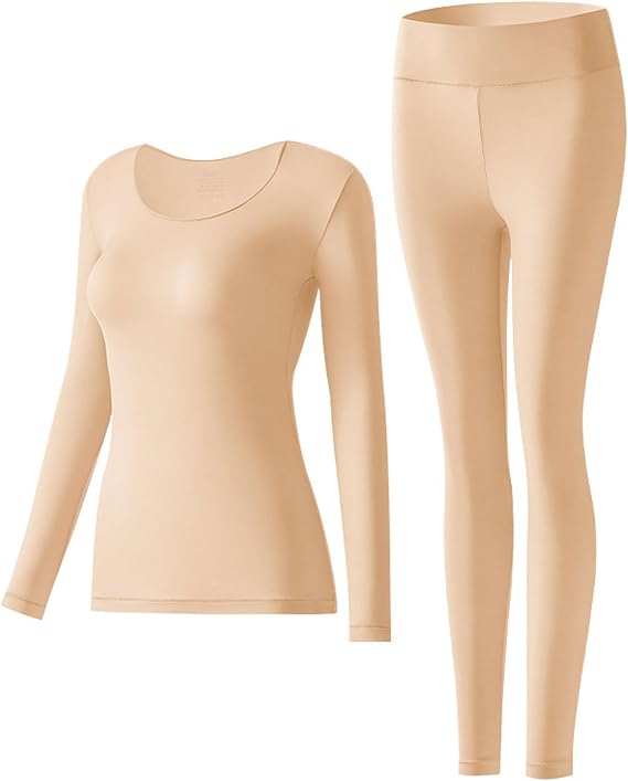 Bestgift Thermal underwear set thermostatic self-heating thin section
