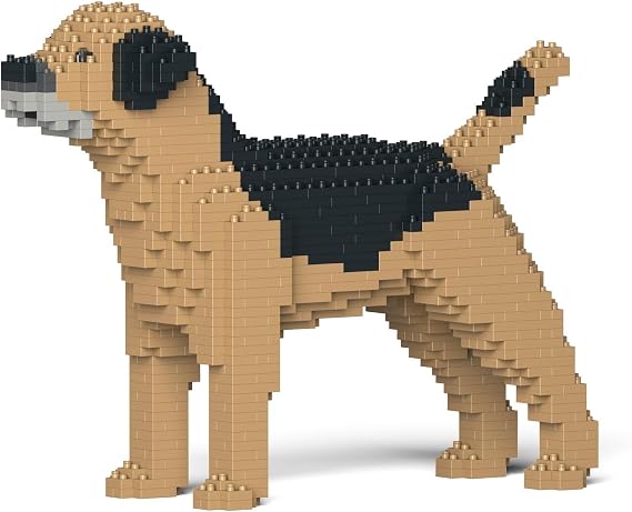 JEKCA Border Terrier 01S-M01 | Dog Plastic Building Blocks | Age 14+