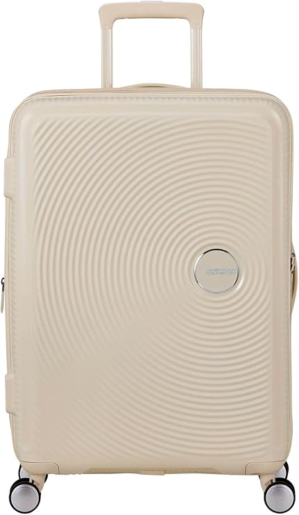 American Tourister Soundbox Spinner 67/24 TSA EXP Trolley Coconut Sand Cream