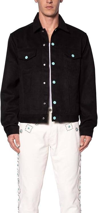 mnml Men's Turquoise Wool Jacket