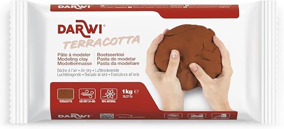 DARWI Clay, 1 Kg, Red