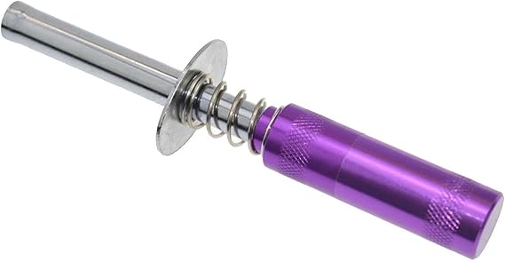 Glow Plug Ignitor Igniter Nitro Engine Starter HSP 80103 for RC Car Buggy Truck Plane (Purple)