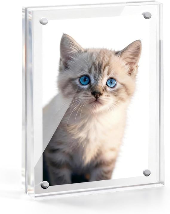 Mini Acrylic Picture Frames, 9x6cm Mini Photo Frame, Clear Photo Frame