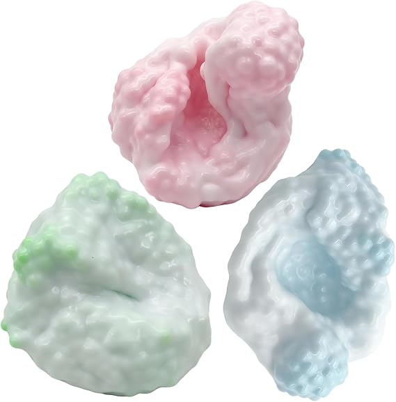 3PCS Squish Toy Shapeable Squeeze Toys for Adults Kids Portable Stress Relief Fidget Toys for Home, Office, School.