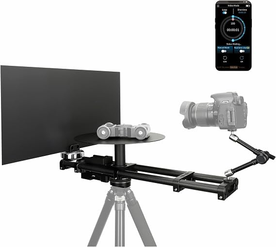 KONOVA Motorized 360 Rotating Spinner Platform Camera Rig for 360 Product Shot