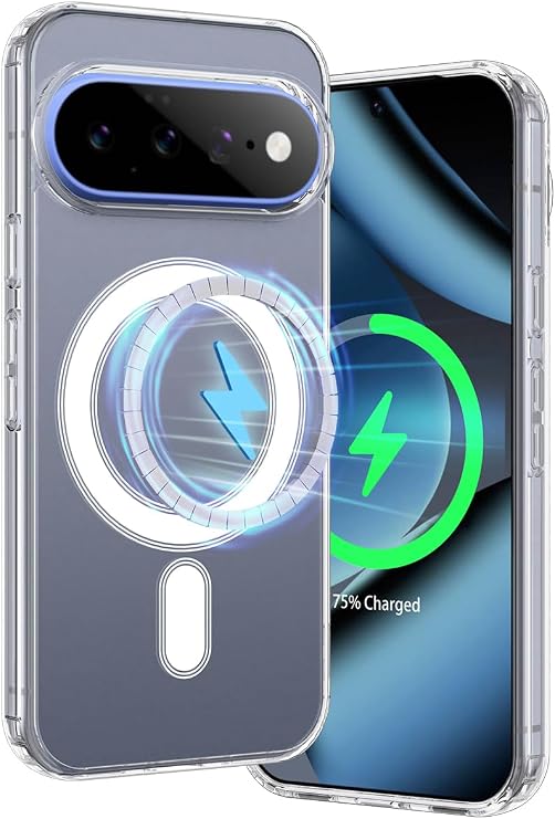 CONSTRAIN Google Pixel 11 Pro XL İçin Sararmaz Kamera Boşluğu Tam Açık Mika Sert Parlak Şeffaf MagSafe İle Uyumlu Telefon Kılıfı Arka Kapak - Şeffaf