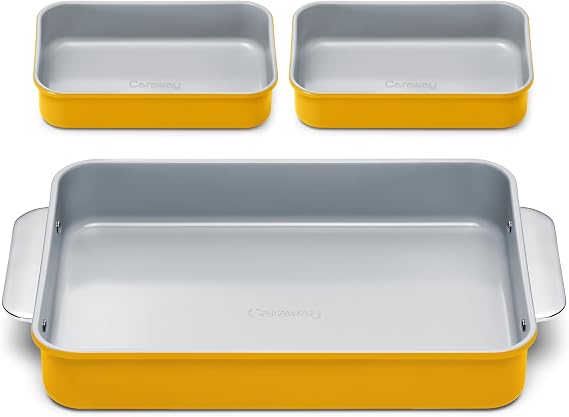 Caraway Non-Stick Rectangle Baking Pan Set