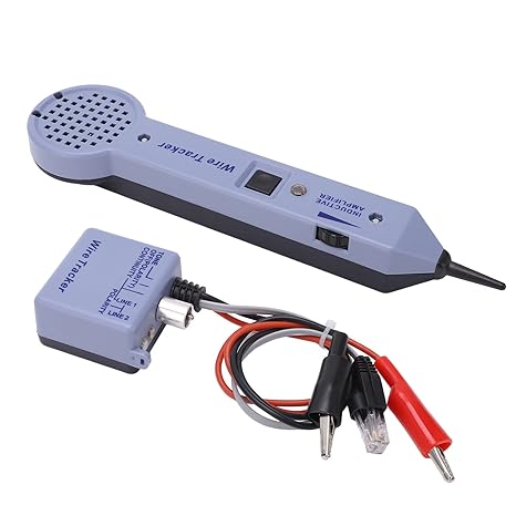 Wire Tracer Kit, Cable Toner Detector With Audible And VisualSignal Indication For Diagnose Common Problems In Telephone Data Internet Communication Cables Ect