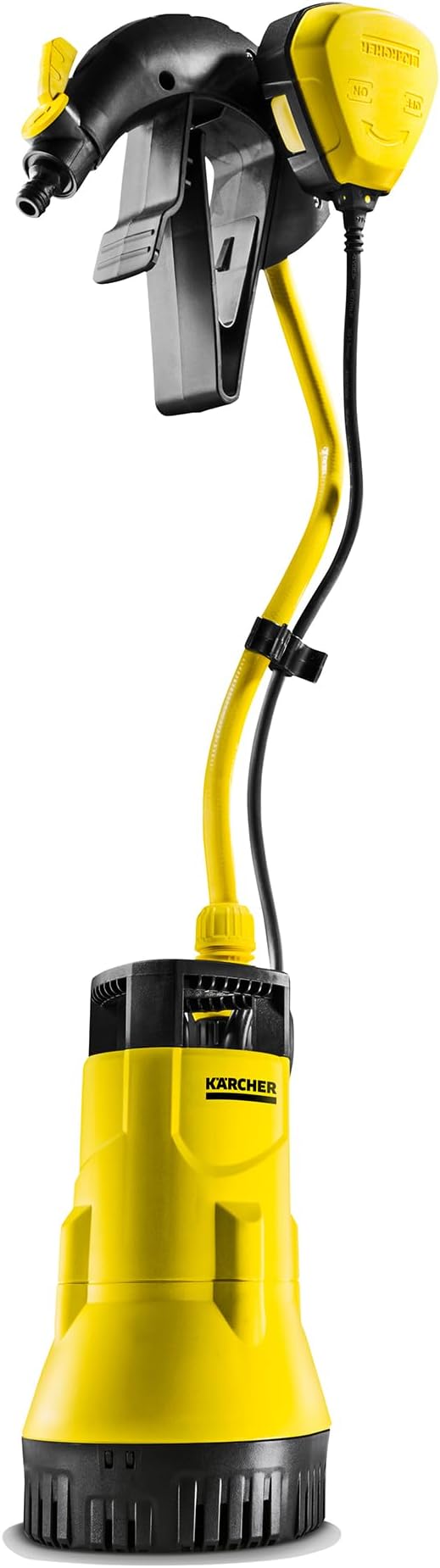 Karcher Single Plastic Barrel Pump BP 1 Barrel (Irrigation with Rainwater, 400 Watt, 3800 l/h), Yellow