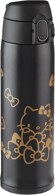 Zojirushi Hello Kitty 16oz Stainless Vacuum Insulated Mug, Black (Black)