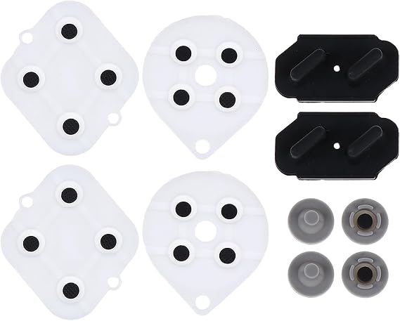 Controller Conductive Rubber Pad Silicone Adhesive Keys Button Pads Kit Repalcement Repair Part