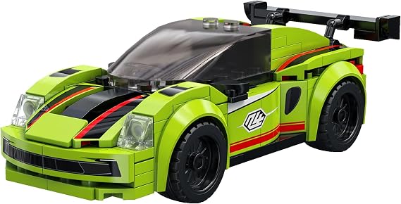 CaDA Small Emerald Shadow Sprint Racing Car - 158 pcs - Self-Build Brick Building Block Model C55061W
