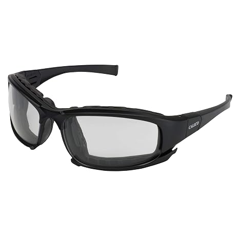 KleenGuard (formerly KLEENGUARD) Calico Safety Eyewear V50 (25672), Clear Anti-Fog Lens with Interchangeable Temples and Head Strap
