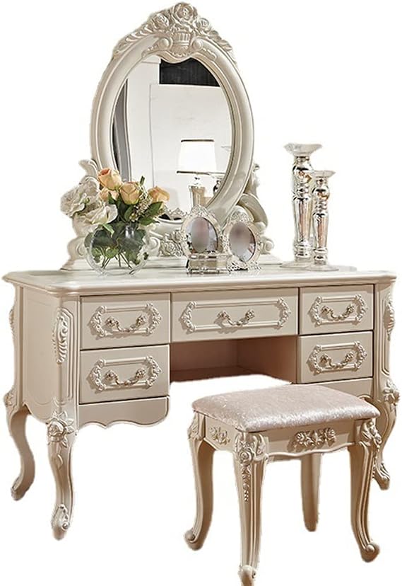 Dressing Table Bedroom Dressing Table Small Household Assembly Baking Lacquer Vanity Table