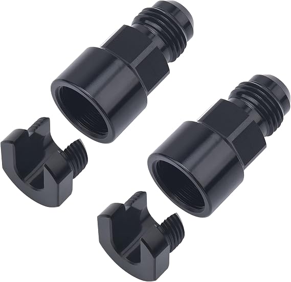 EVIL ENERGY 6AN Male to 3/8" & 5/16" Quick-Disconnect Female EFI Fuel Rail Fitting Aluminum