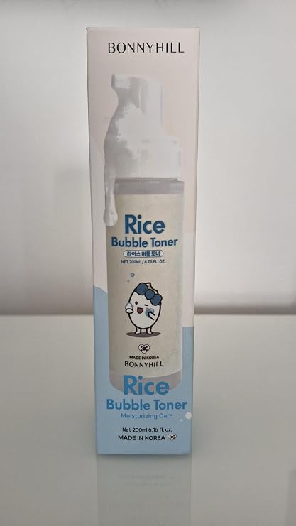 Bonnyhill Rice Bubble Toner, 6.76 fl oz