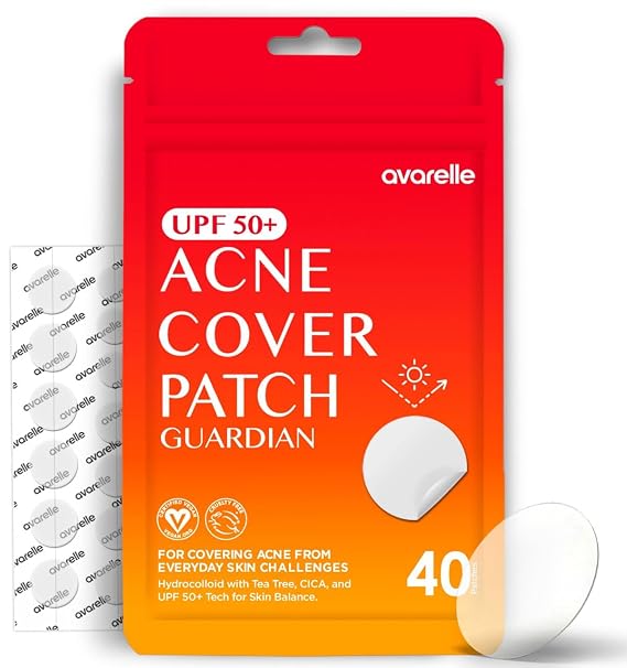 AVARELLE Guardian Invisible UPF 50+ Acne Pimple Patches Daytime 40 Count