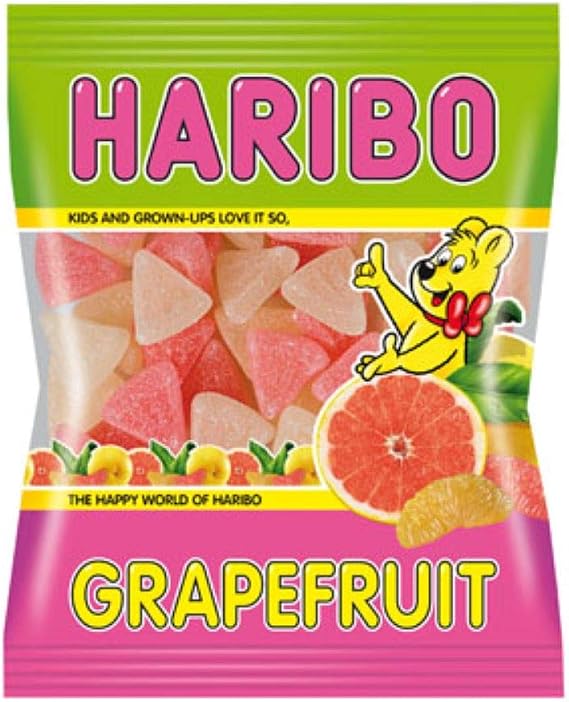 Haribo Grapefruit 7.1 oz 200 g x 5 Packs