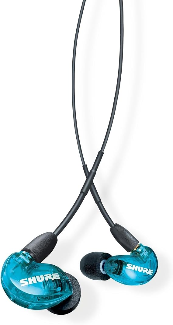 Shure SE215SPE Sound Isolating Wired Earphones - Blue