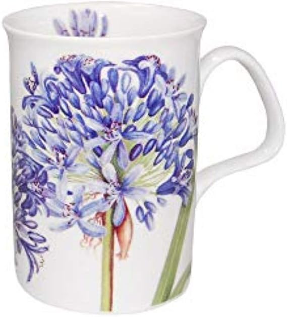 Roy Kirkham Agapanthus Bone China Mug - Blue