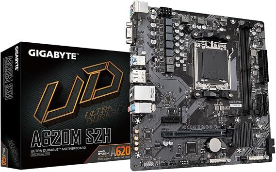 Gigabyte A620M S2H Anakart AMD A620 Soket AM5 Micro ATX