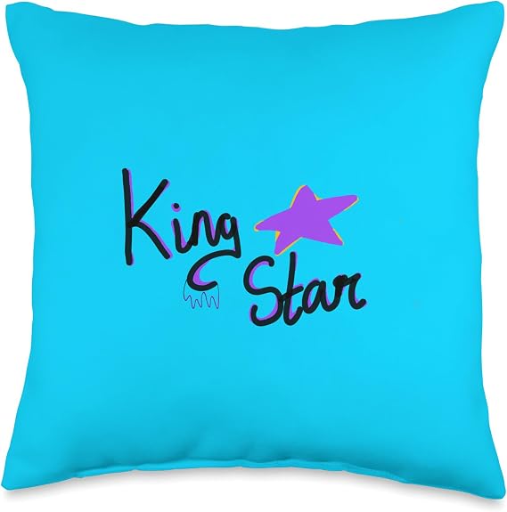 King Star pillow Throw Pillow