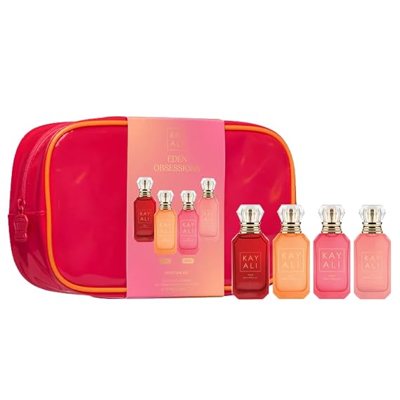 KAYALI Eden Obsessions Miniature Eau de Parfum, Long-Lasting, Spray, 4 x 10ml