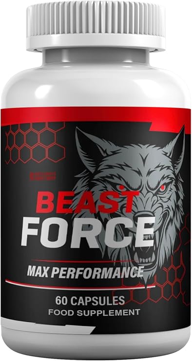 Beast Force Max Performance Booster, 60 Capsules, 60 Servings, Food Supplement