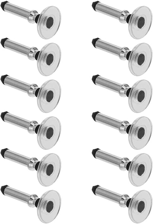 12Pcs Silver Universal Stylus Replacement Disc Tips Round Shape Replaceable Stylus Pen for Touch Screen Stylus Pen Disc Tips,Stylus Pens,Nice Gifts to Share with Families,Cell Phones and Accessories
