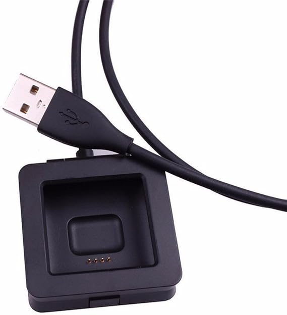 Tzumi ONN FB159RCC 2.97' Charging Cable for Fitbit Blaze - Black