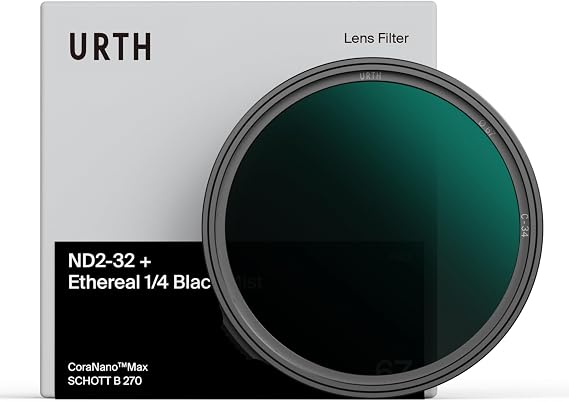 Urth 39mm Variable ND2-32 + Black Mist 14 Diffusion Lens Filter (Pro)