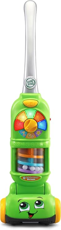 Leapfrog Pick Up & Count Vacuum, English | Smart vacuum teaches colours and counting through 6 learning games and active role-play with 10 dust pieces. Ages 2-5