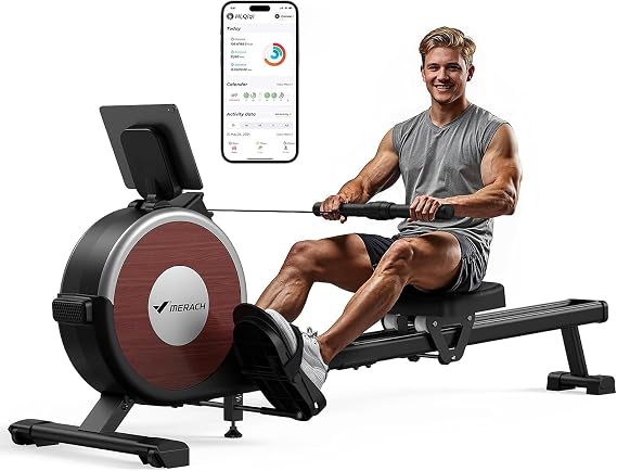 MERACH Rowing Machine for Home Gym 16 Resistance Levels