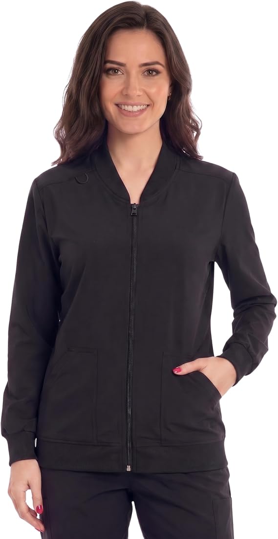 Just Love Women's Solid Scrub Jacket