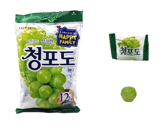 Grapes Hard Candy 153g Packs for Party Birthday Office, Individually Wrapped Wrapper Candy Christmas Candy for Kids & Adults