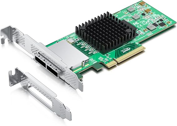 External PCI Express SAS/SATA HBA, SAS2008 Chip, X8, 6Gb/s, Same as 9200-8E
